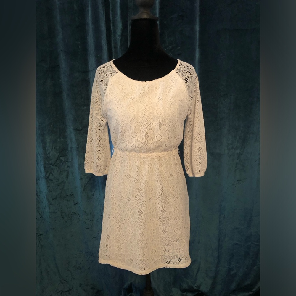 Juniors - Mudd White Lace Dress size 12